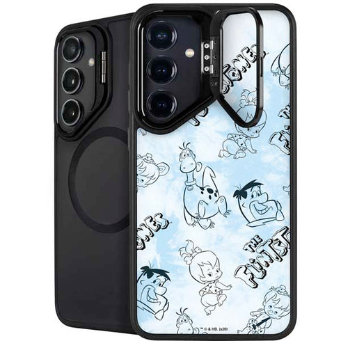 The Flinstones The Flintstones Tie Dye Print Galaxy S25 Kickstand Case